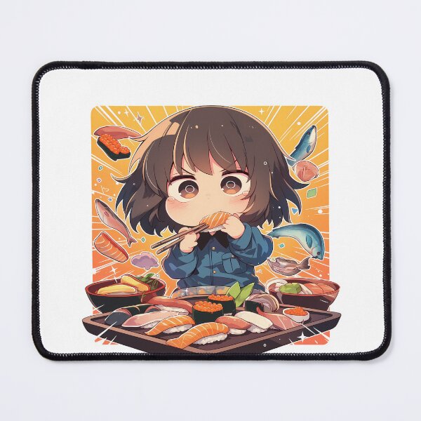Item preview, Nishizumi Maho Girls Und Panzer Chibi Sushi Power Bite designed and sold by Spraykart.