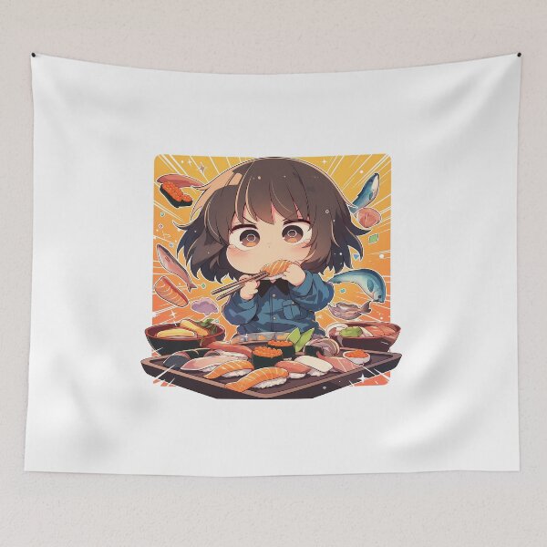 Item preview, Nishizumi Maho Girls Und Panzer Chibi Sushi Power Bite designed and sold by Spraykart.