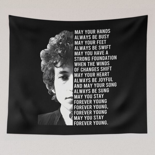 Item preview, Bob Dylan Forever Young Lyrics designed and sold by MartinBlin.