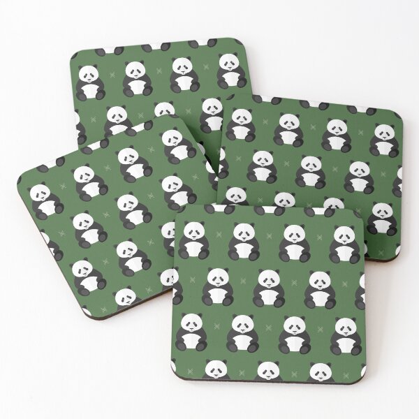 Item preview, Pandas on green designed and sold by reneesillus.