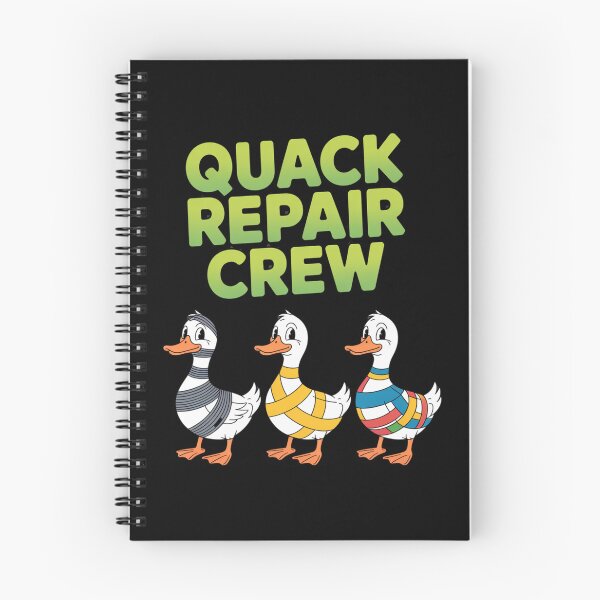 Item preview, Quack Tape  - repair-tape - field repair humor - temporary fix club - patch notes humor - hotfix engineer joke - maintenance crew - workshop life funny - overlanding repair - maker space  designed and sold by JansenGS.
