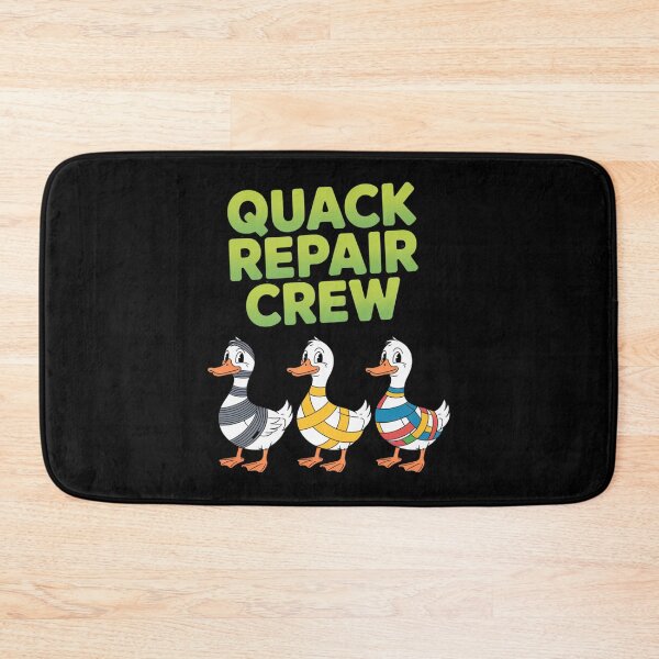 Item preview, Quack Tape - repair-tape - field repair humor - temporary fix club - patch notes humor - hotfix engineer joke - maintenance crew - workshop life funny - overlanding repair - maker space designed and sold by JansenGS.