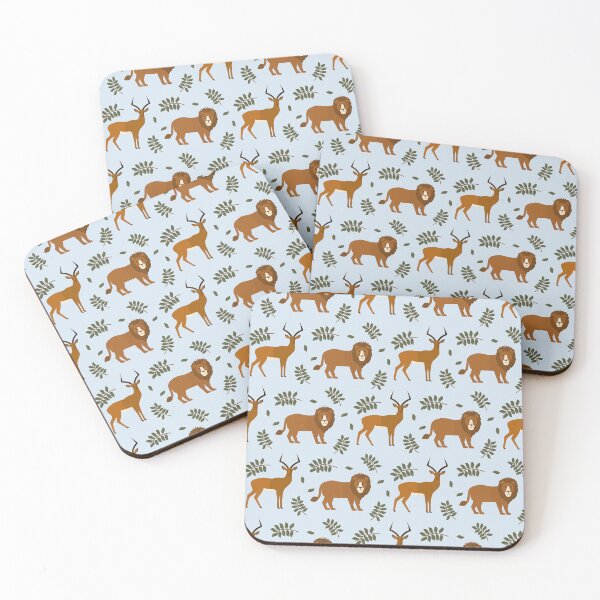 Item preview, Safari adventures on blue designed and sold by reneesillus.