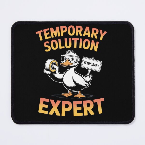 Item preview, Quack Tape  - repair-tape - field repair humor - temporary fix club - patch notes humor - hotfix engineer joke - maintenance crew - workshop life funny - overlanding repair - maker space  designed and sold by JansenGS.