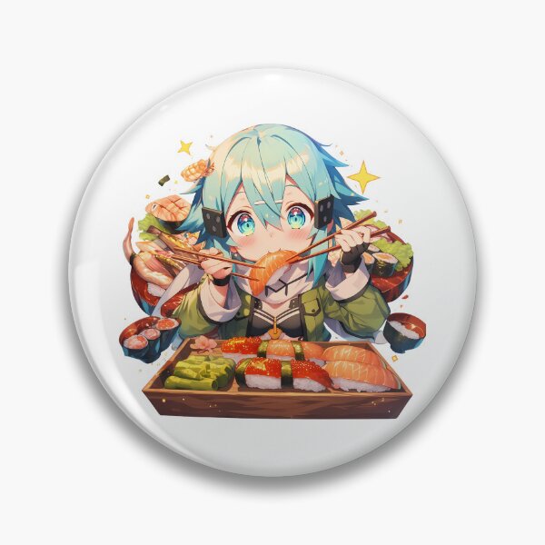 Artikelvorschau, Sinon Sword Art Online Chibi Sushi Chill entworfen und verkauft von Spraykart.