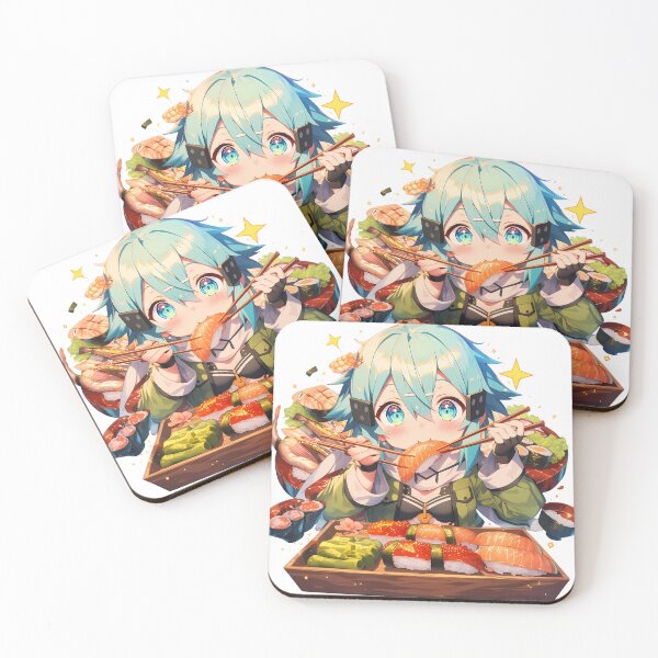 Item preview, Sinon Sword Art Online Chibi Sushi Chill designed and sold by Spraykart.