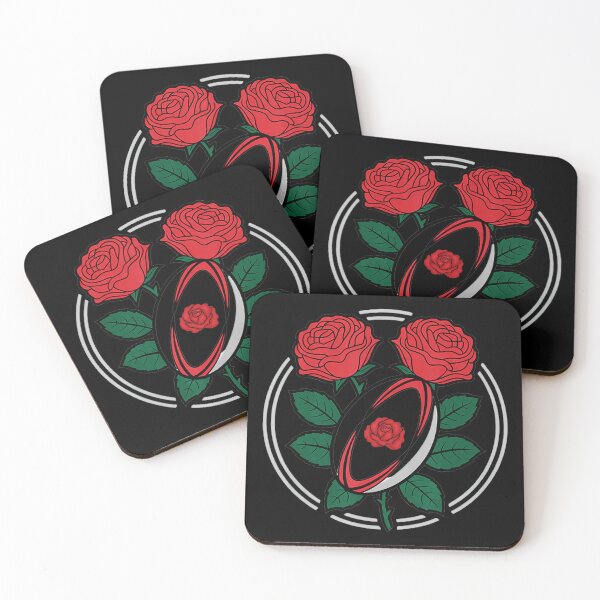Item preview, England Rugby Red Rose Emblem Floral Ball  designed and sold by GabrieSketcham.