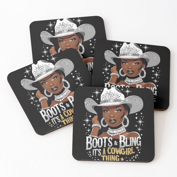 Item preview, Boots and Bling Its a Cowgirl Thing African American Western designed and sold by Daisy Grimes.