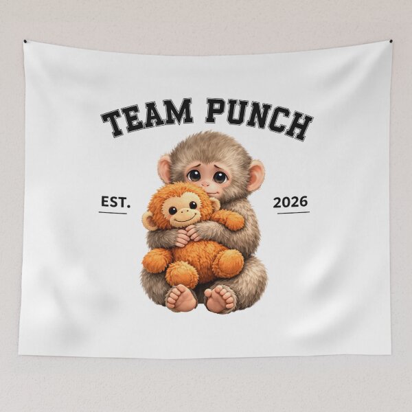 Item preview, Team Punch - Baby Monkey Punch, Punch the monkey, Punch Monkey designed and sold by MD-Over.