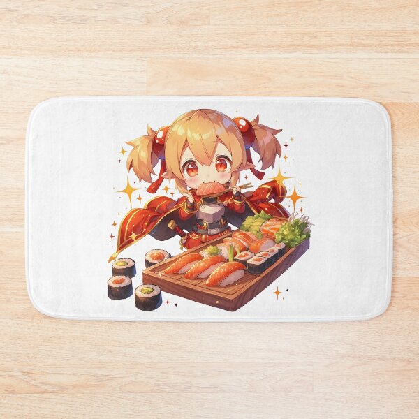 Item preview, Silica Sword Art Online Red Outfit Sushi Feast designed and sold by Spraykart.