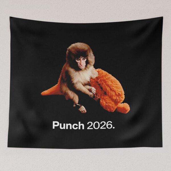 Item preview, Team Punch - Baby Monkey Punch, Punch the monkey, Punch Monkey designed and sold by MD-Over.