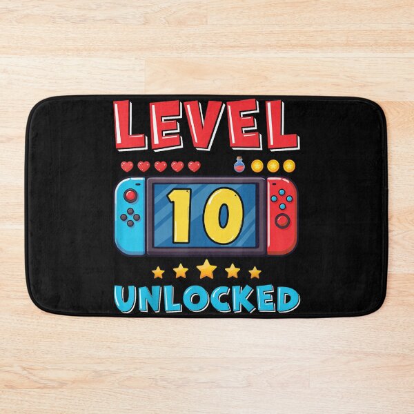 Item preview, Level 10 Unlocked Awesome Since 2016 Video Game 10th Birthday Boy designed and sold by Daisy Grimes.