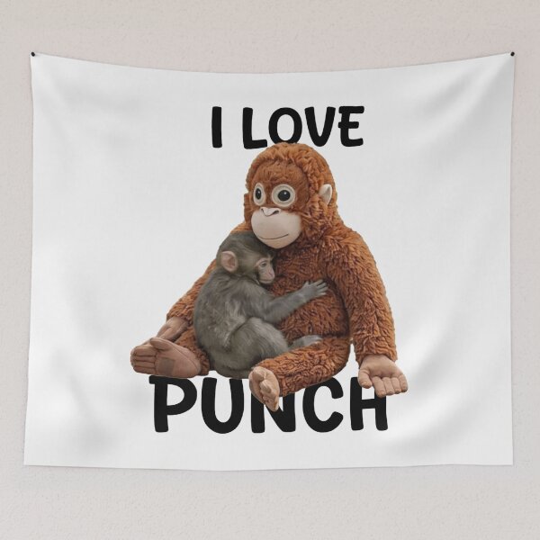Item preview, Team Punch - Baby Monkey Punch, Punch the monkey, Punch Monkey designed and sold by MD-Over.