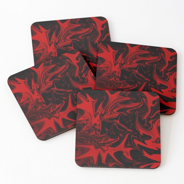 Item preview, Red And Black Spooky Marble Design, designed and sold by A-Work-Of-Art.