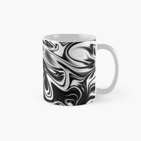 Item preview, Black And White Liquified Marble, designed and sold by A-Work-Of-Art.