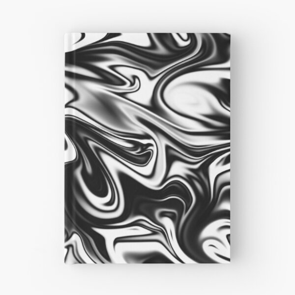 Item preview, Black And White Liquified Marble, designed and sold by A-Work-Of-Art.