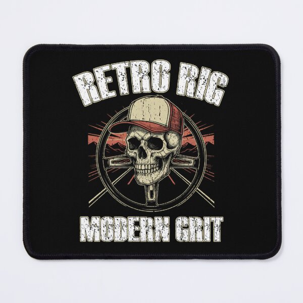 Item preview, RETRO RIG MODERN GRIT trucker vibes deliver cargo travel trucking hard work designed and sold by Jt41.