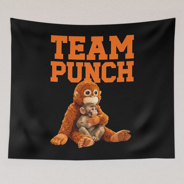 Item preview, Team Punch - Baby Monkey Punch, Punch the monkey, Punch Monkey designed and sold by MD-Over.