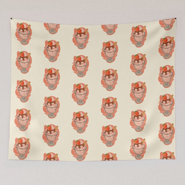 Item preview, Strawberry Sundae Dream – Sweet Treat Aesthetic designed and sold by TheRightNotes.