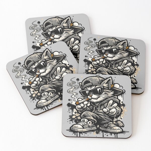 Item preview, Street Style Urban Kitten. designed and sold by HubiUrbanStudio.