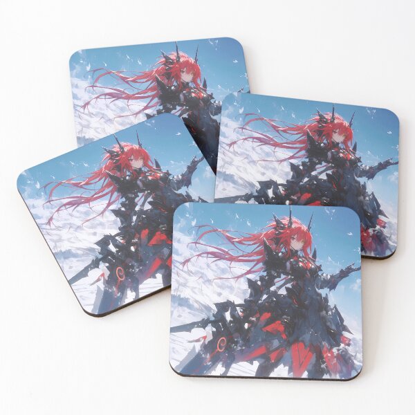 Item preview, Origami Tobiichi Date A Live Red Haired Warrior In Black Armor designed and sold by Spraykart.
