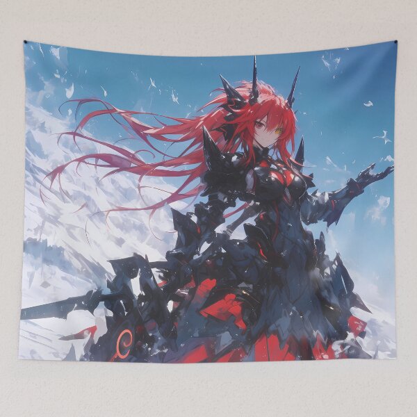 Item preview, Origami Tobiichi Date A Live Red Haired Warrior In Black Armor designed and sold by Spraykart.