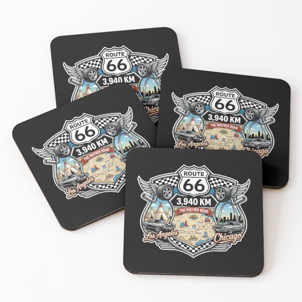 Item preview, Route 66 Legendary US Route Illustration designed and sold by enzoade.