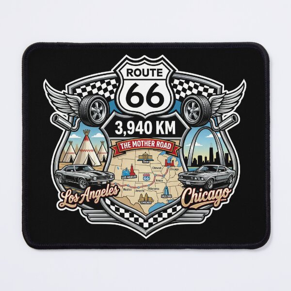 Item preview, Route 66 Legendary US Route Illustration designed and sold by enzoade.