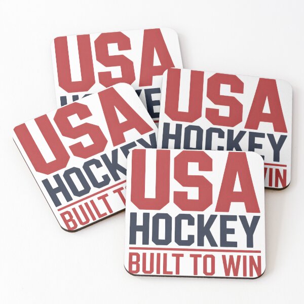 Item preview, USA Hockey Built To Win – Bold American Hockey Design designed and sold by LEOdesignerArt.