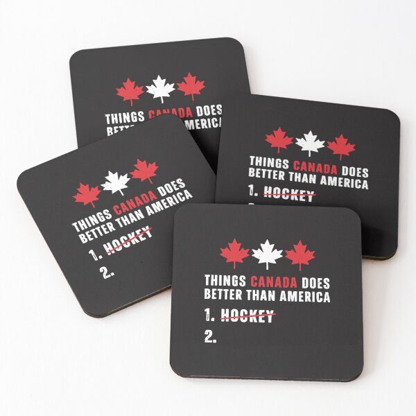 Item preview, Funny Canada Hockey Design Things Canada Does Better Than America designed and sold by kiralynstration.