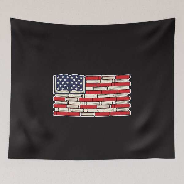 Item preview, Patriotic Book American Flag Design for Teachers and Readers designed and sold by kiralynstration.
