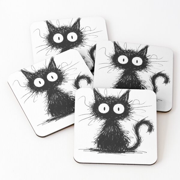 Item preview, Black Unkempt Kitten GabiGabi Essential T-Shirt designed and sold by lexmil.