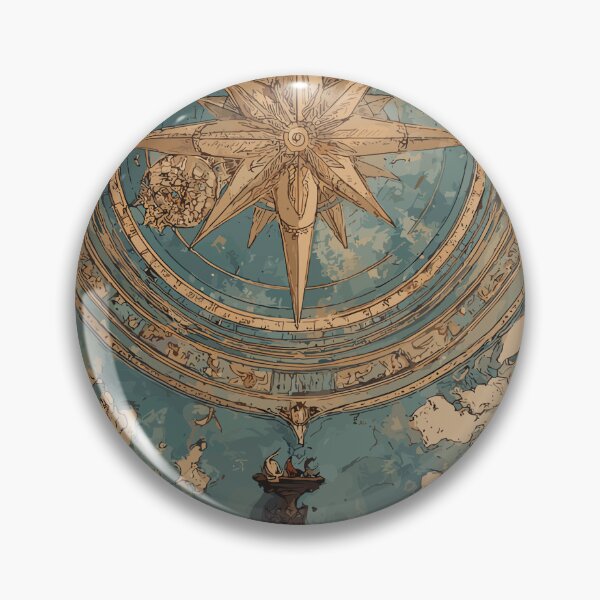 Item preview, Scholarly Explorer Antique Map Light Academia designed and sold by bapupa.