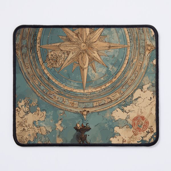 Item preview, Scholarly Explorer Antique Map Light Academia designed and sold by bapupa.