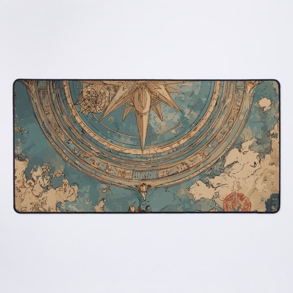 Item preview, Scholarly Explorer Antique Map Light Academia designed and sold by bapupa.