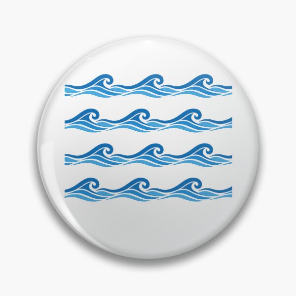 Item preview, Minimal Ocean Wave Pattern designed and sold by Le Grand Requin.