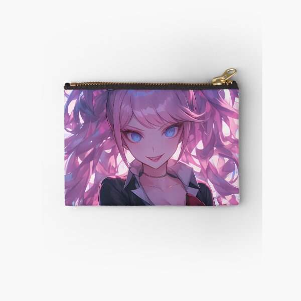Item preview, Junko Enoshima Danganronpa Pink Hair Neon City Vibes designed and sold by Spraykart.