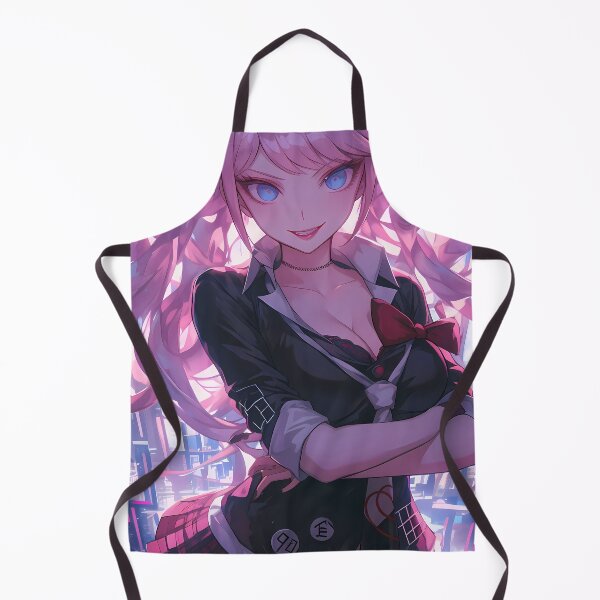 Item preview, Junko Enoshima Danganronpa Pink Hair Neon City Vibes designed and sold by Spraykart.