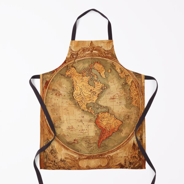 Item preview, Old World Antique Map Light Academia	 designed and sold by bapupa.