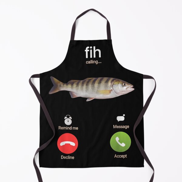 Item preview, Fih Calling Funny Fish Meme Phone Screen Incoming Call Parody designed and sold by KrystinaGiGi.