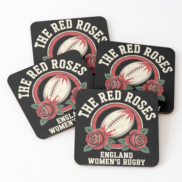 Item preview, The Red Roses England Women’s Rugby Vintage Emblem designed and sold by GabrieSketcham.