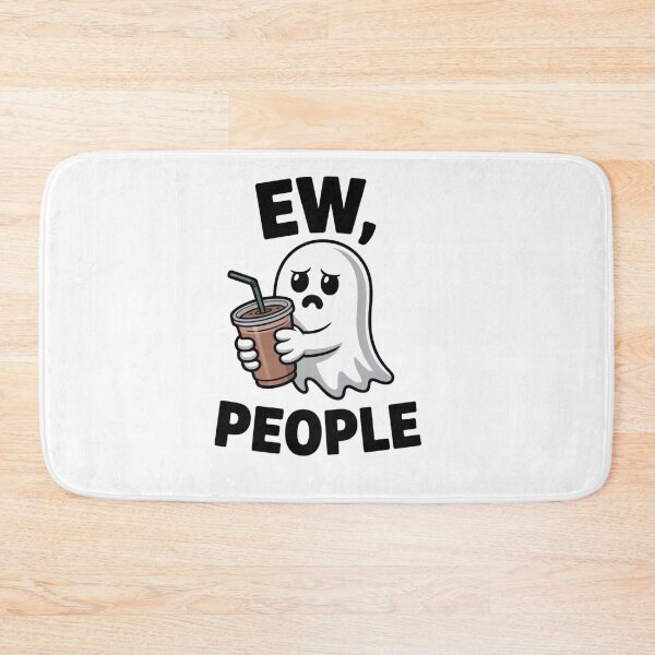 Item preview, Sarcastic Ghost Iced Coffee Addict - Spooky Cute Introvert designed and sold by Mr-wow.