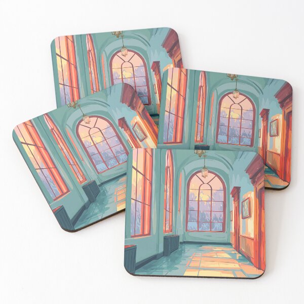 Item preview, Sunlit Corridors University Hall Light Academia designed and sold by bapupa.