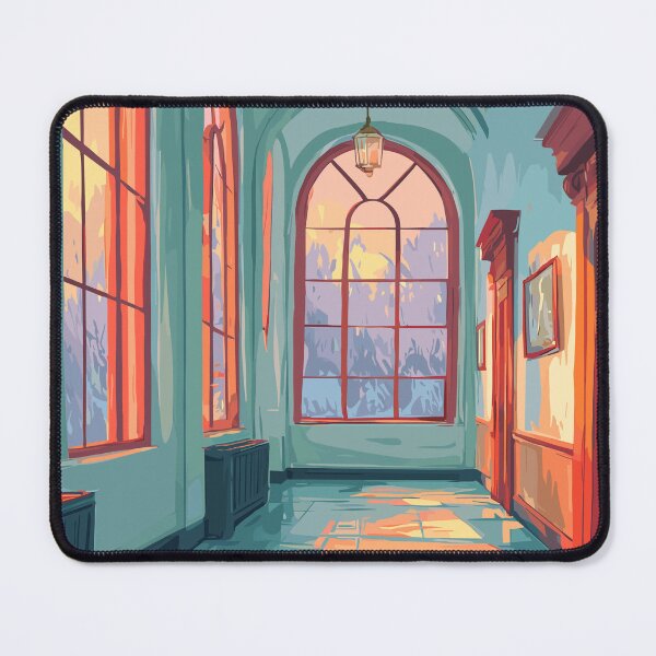 Item preview, Sunlit Corridors University Hall Light Academia designed and sold by bapupa.