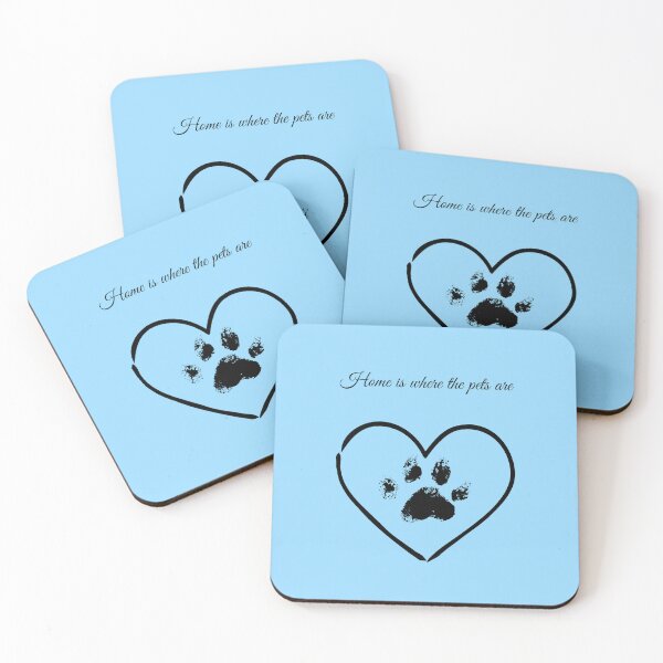 Item preview, Home is where pets designed and sold by Cozy Critters Studio.