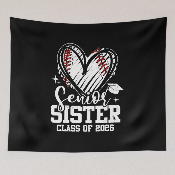 Item preview, Senior Sister Class Of 2026 Baseball Graduation Pride  designed and sold by miaa-artistshop.