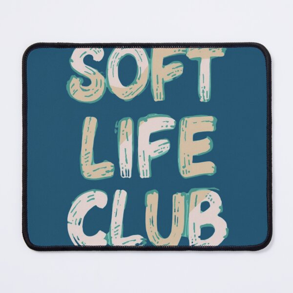 Item preview, Soft Life Club | Pastel Aesthetic Bubble Letter Graphic designed and sold by PACS0011.