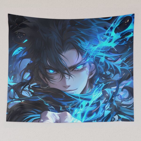 Item preview, Nobuchika Ginoza Psycho Pass Blue Glow Intense Look designed and sold by Spraykart.