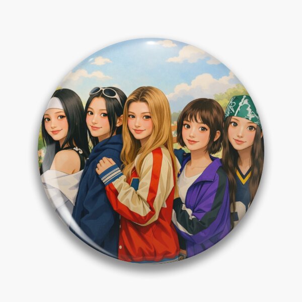 Item preview, New Jeans in Studio Ghibli style designed and sold by KapowStickers.