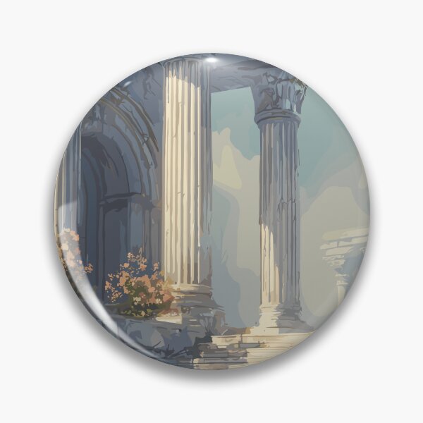Item preview, Sunlit Ruins Classical Architecture Light Academia designed and sold by bapupa.